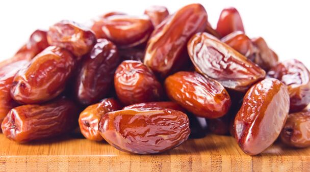 Dates sèches pour la puissance